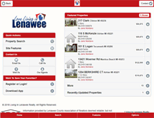 Tablet Screenshot of lovelivinginlenawee.com